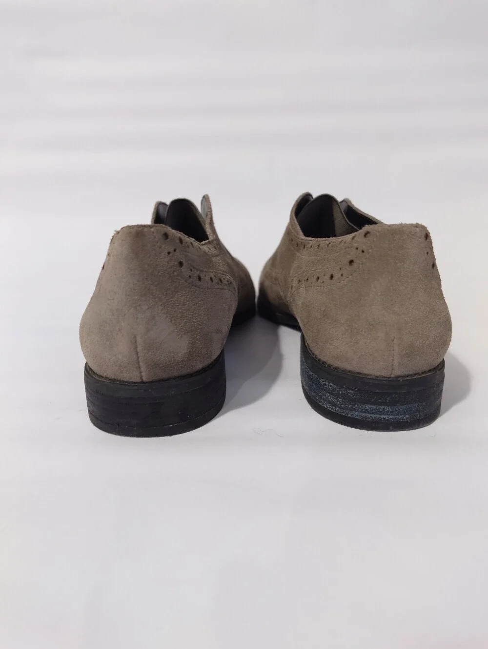 Franco Sarto Women’s Taupe Suede Oxford Shoes Size 9.5 M